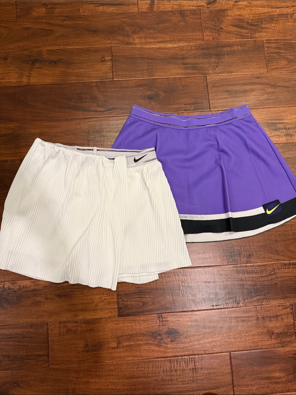 Nike Women’s Purple and White Athletic Skorts - 2 for 1